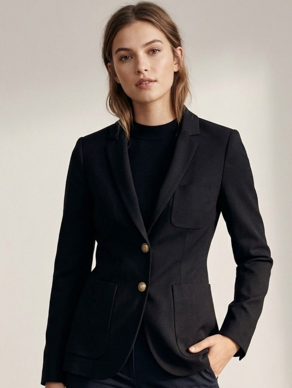 Aritzia Talula Exeter Tailored Blazer Black - Size 0